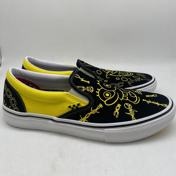 VANS X GIGLIOTTI SPONGEBOB SQUAREPANTS SLIP-ON BLACK/YELLOW US MEN\'S SIZE 12 main image 6